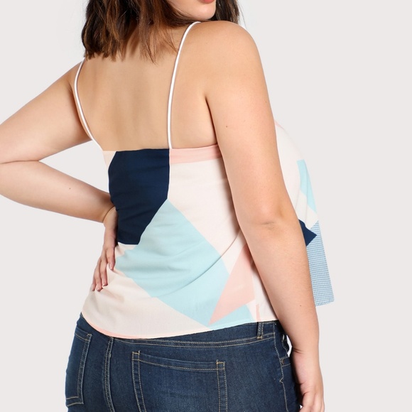 ⬇️Color Block Cami⬇️ - Picture 2 of 2